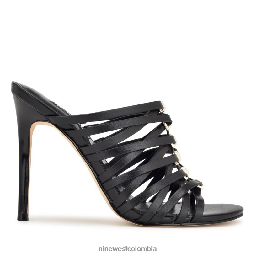 X0LV06152 negro sandalias de tacón imprescindibles Nine West