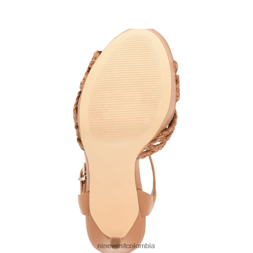 X0LV06154 medio natural sandalias grecia plataforma Nine West