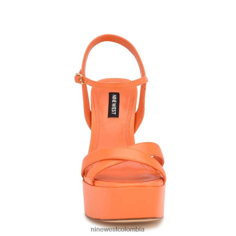 X0LV061725 naranja sandalias con plataforma iriv Nine West