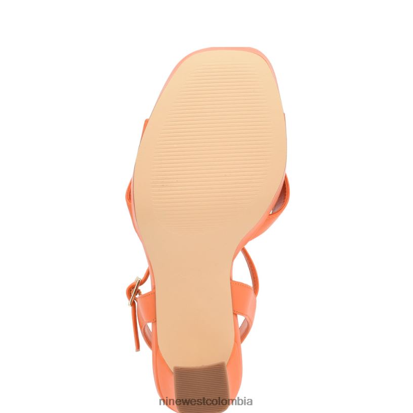 X0LV061725 naranja sandalias con plataforma iriv Nine West