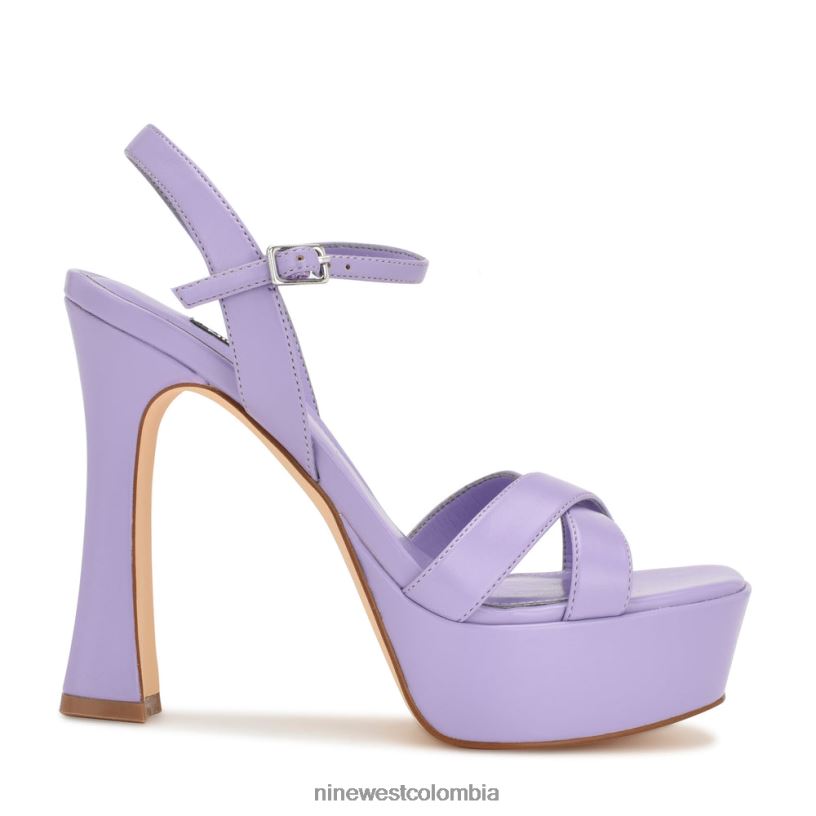 X0LV061726 violeta claro sandalias con plataforma iriv Nine West