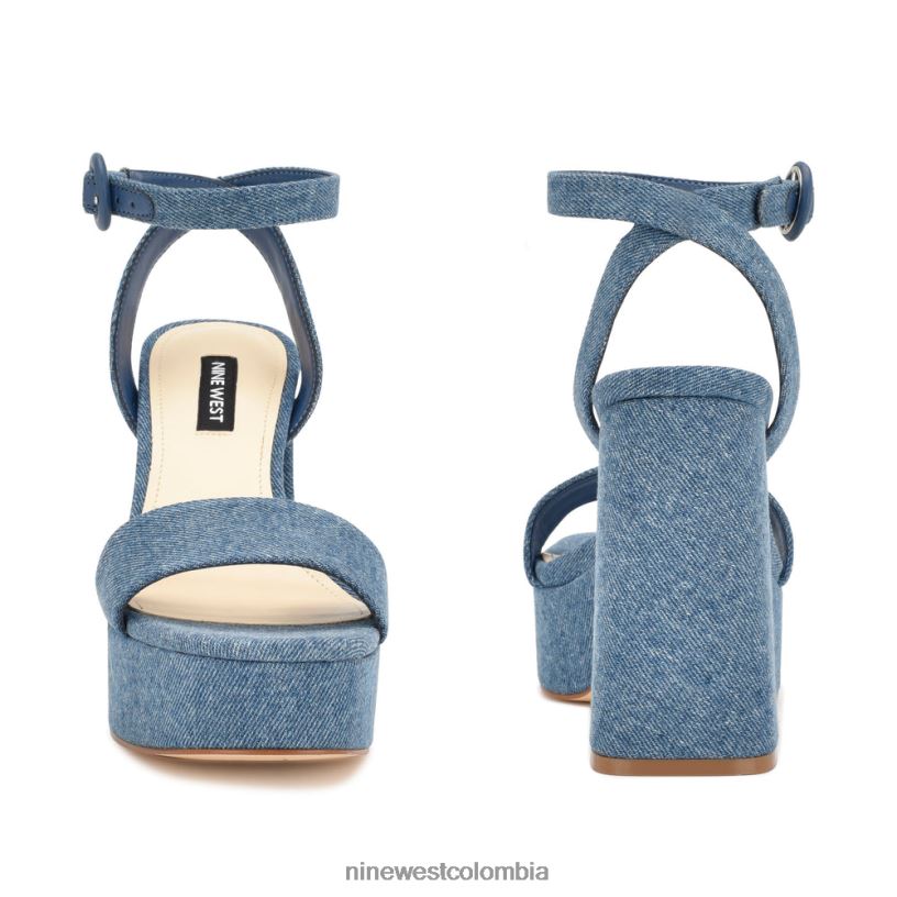 X0LV061761 mezclilla sandalias con plataforma jans Nine West