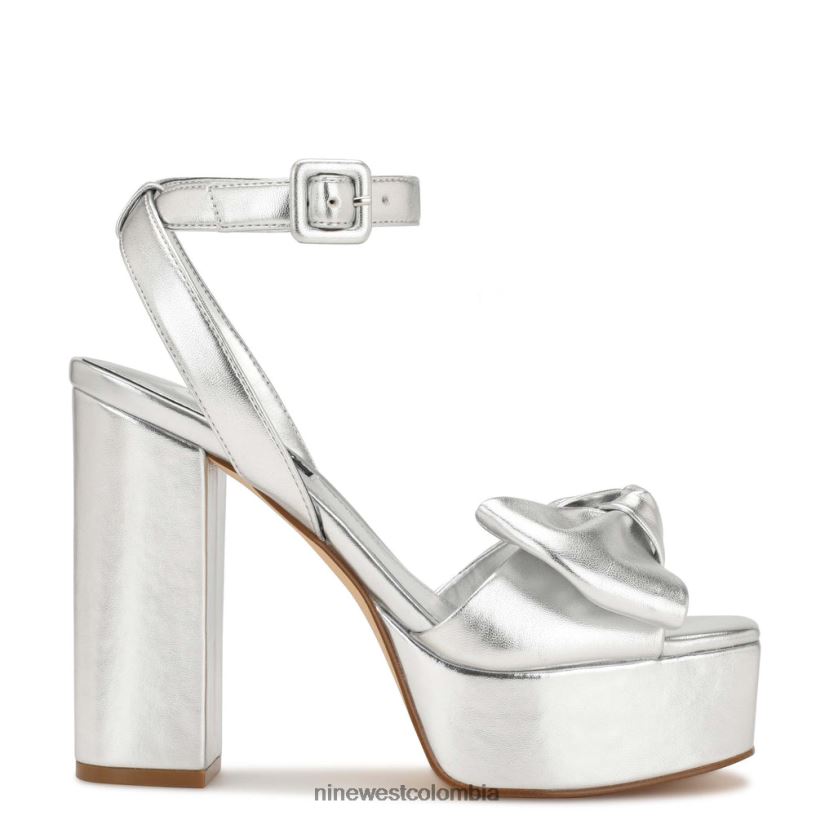 X0LV061769 plata sandalias con plataforma rippa Nine West