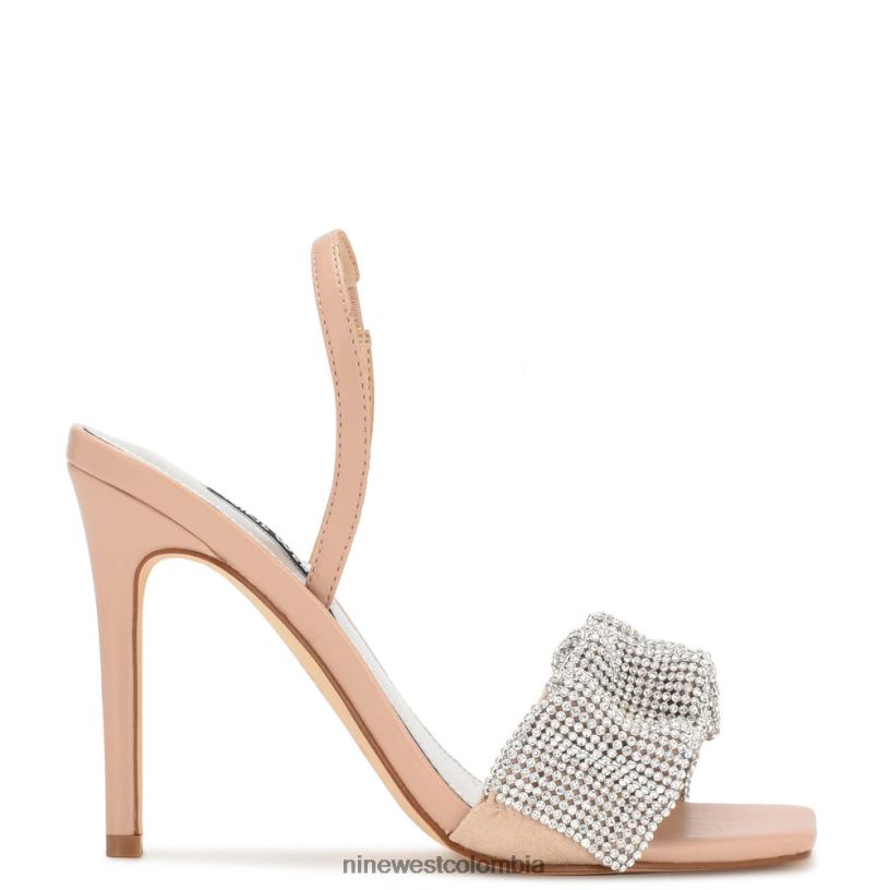 X0LV061857 cristal apenas desnudo sandalias taray Nine West