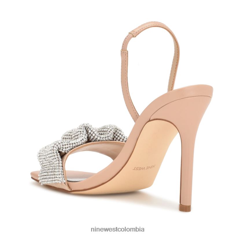 X0LV061857 cristal apenas desnudo sandalias taray Nine West