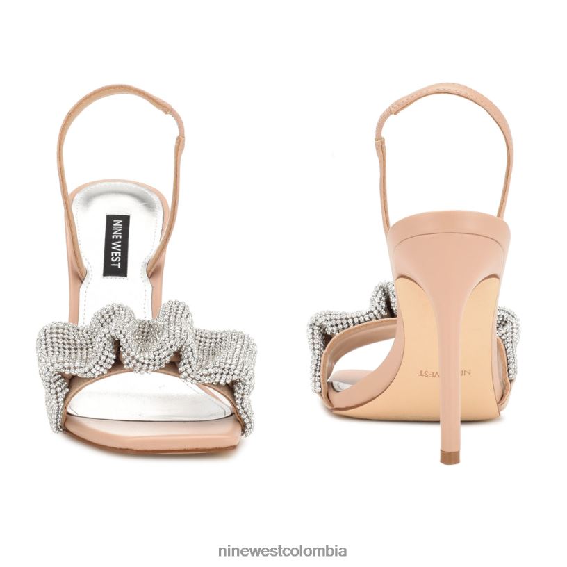 X0LV061857 cristal apenas desnudo sandalias taray Nine West