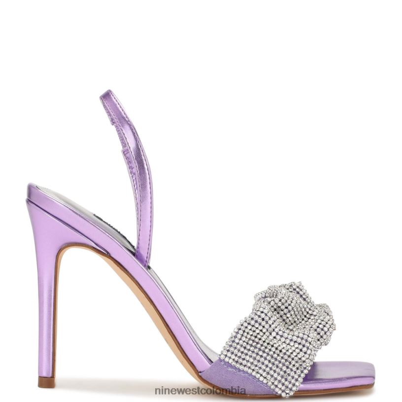 X0LV061860 cristal violeta claro sandalias taray Nine West