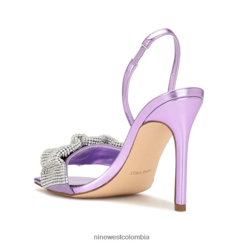 X0LV061860 cristal violeta claro sandalias taray Nine West