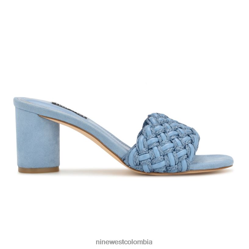 X0LV06215 azul sandalias driah con tacón Nine West