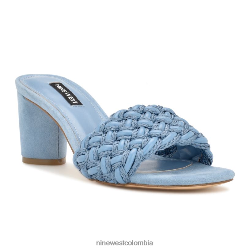 X0LV06215 azul sandalias driah con tacón Nine West