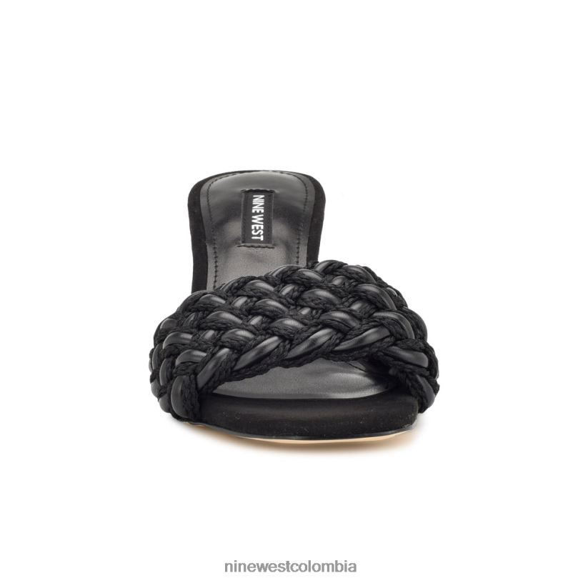 X0LV06216 negro sandalias driah con tacón Nine West