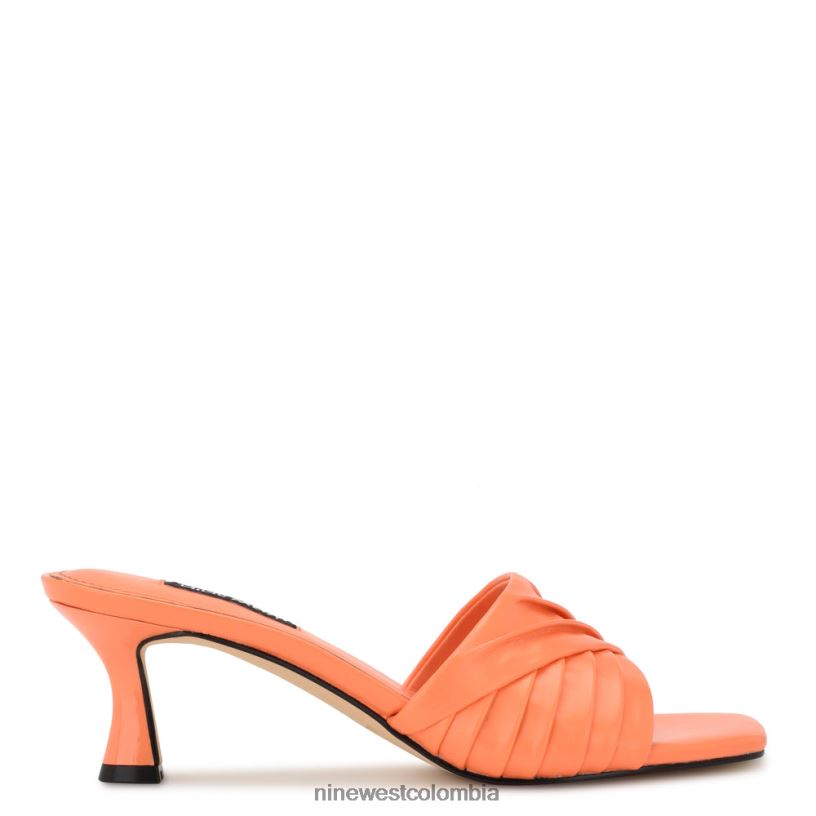 X0LV06260 naranja sandalias de tacón azala Nine West