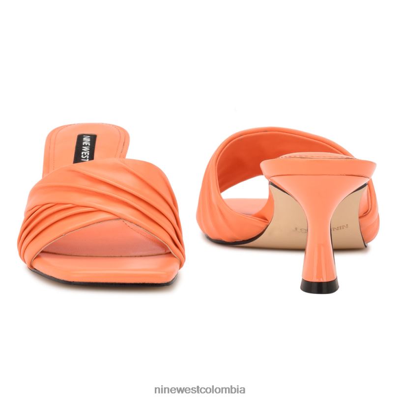 X0LV06260 naranja sandalias de tacón azala Nine West