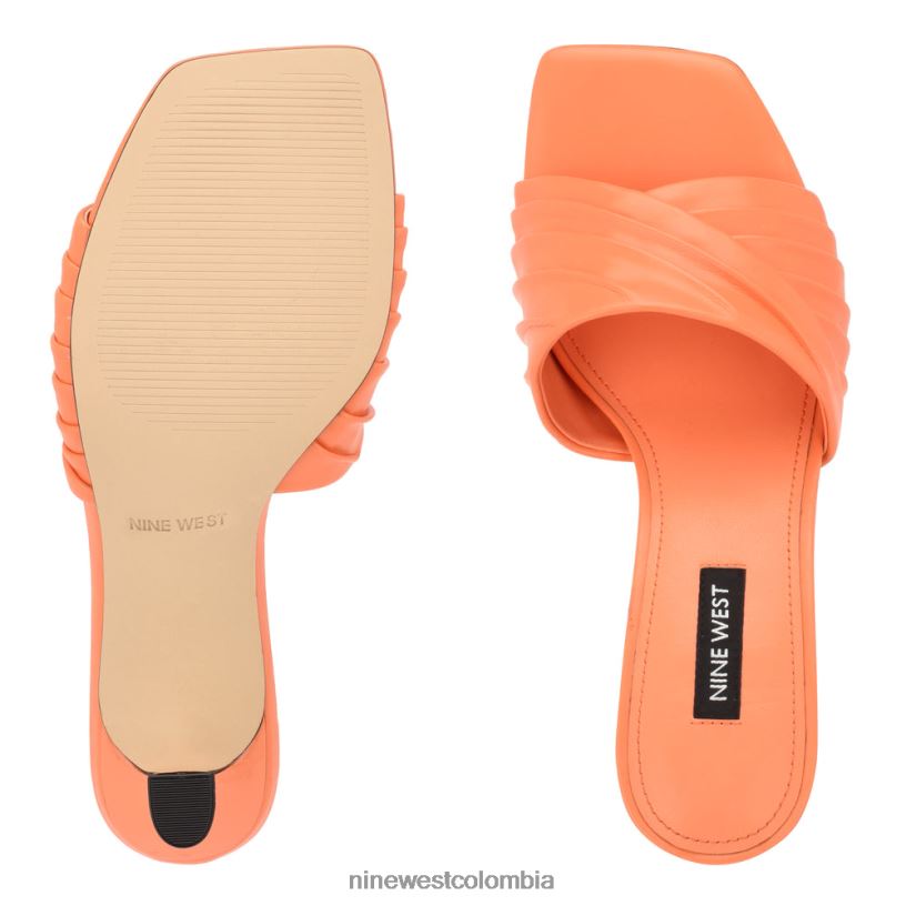 X0LV06260 naranja sandalias de tacón azala Nine West