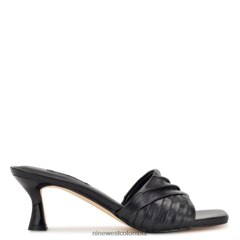 X0LV06262 negro sandalias de tacón azala Nine West