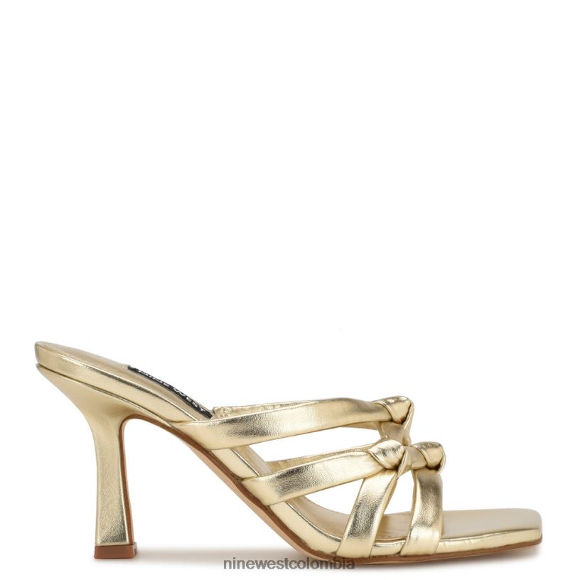 X0LV06265 platino sandalias de tacón yeander Nine West