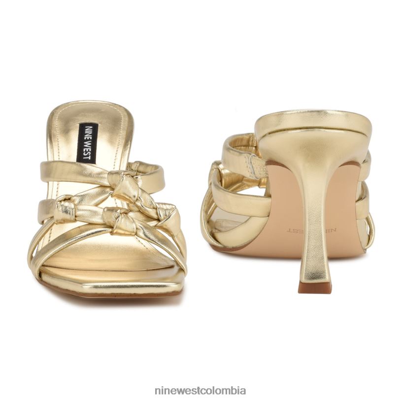 X0LV06265 platino sandalias de tacón yeander Nine West