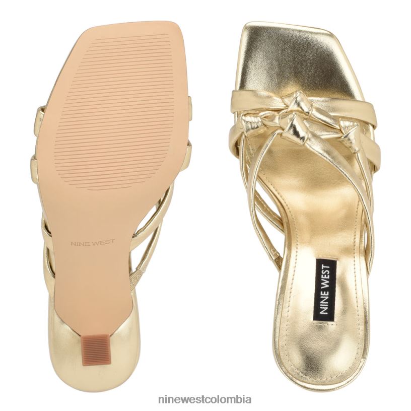 X0LV06265 platino sandalias de tacón yeander Nine West