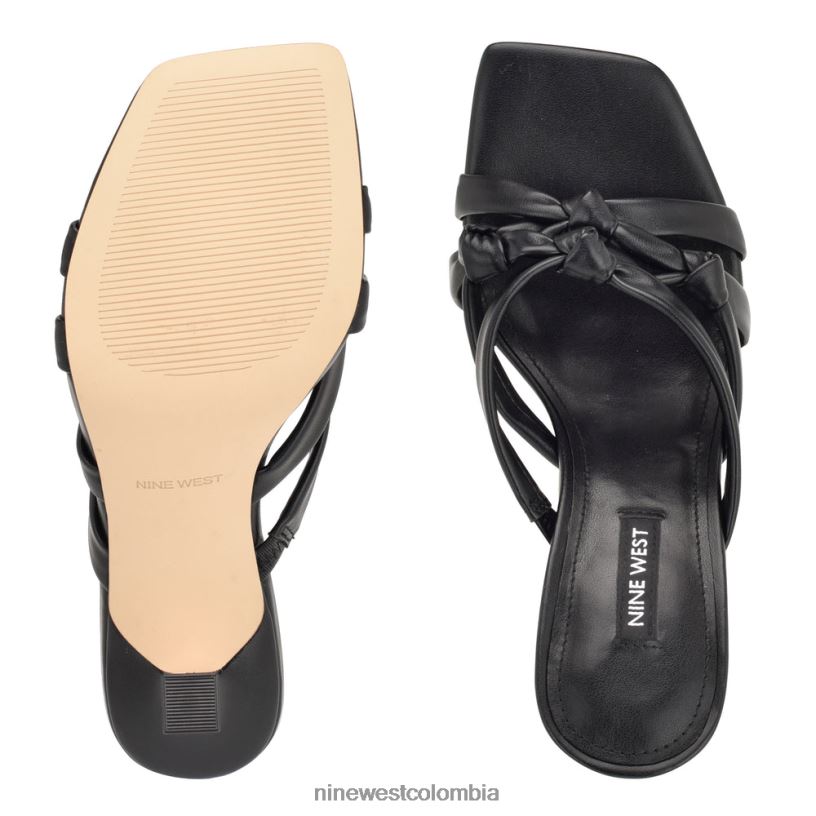 X0LV06267 negro sandalias de tacón yeander Nine West