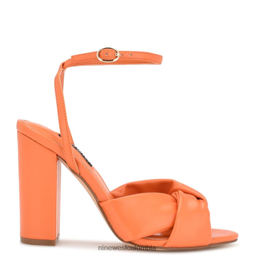 X0LV06294 naranja sandalias de tacón larisa Nine West