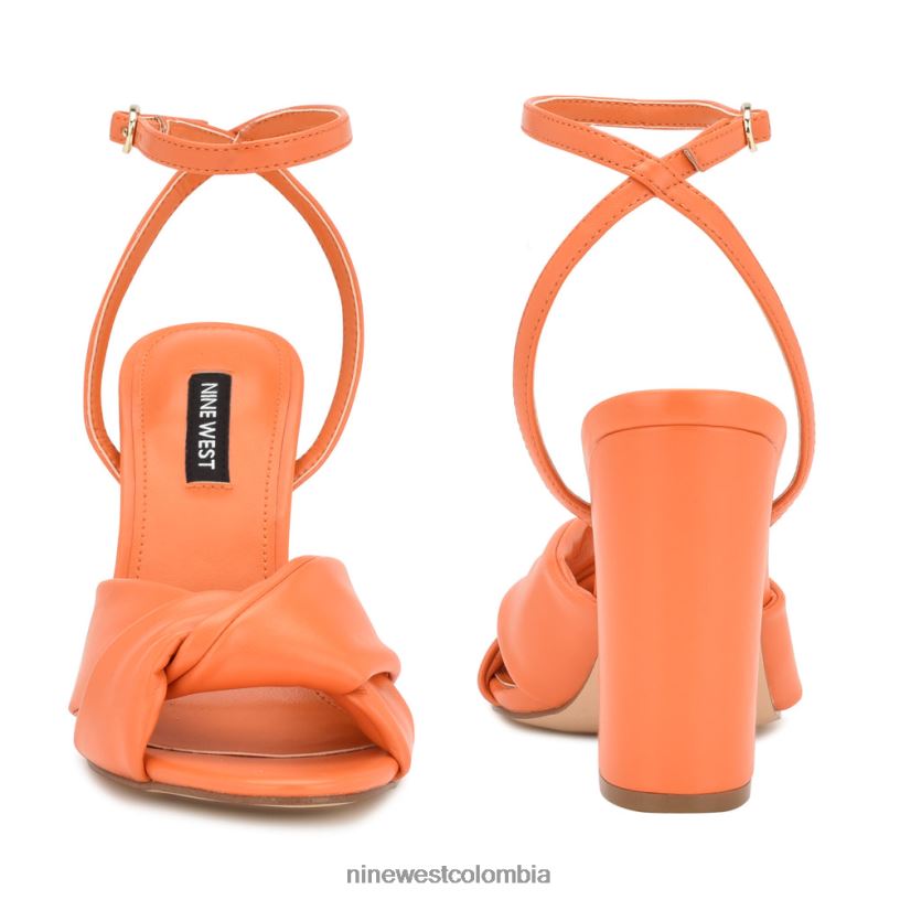 X0LV06294 naranja sandalias de tacón larisa Nine West