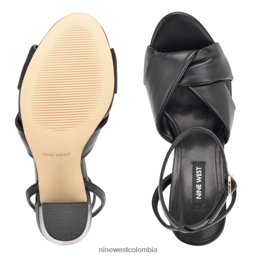 X0LV06296 negro sandalias de tacón larisa Nine West