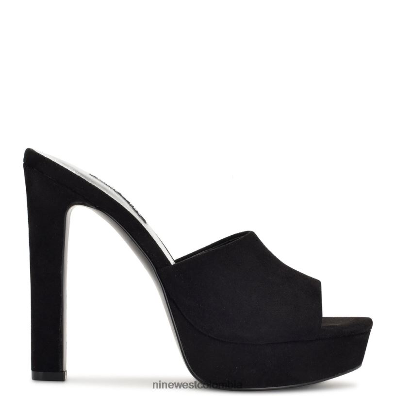 X0LV06314 ante negro sandalias wilia con plataforma Nine West