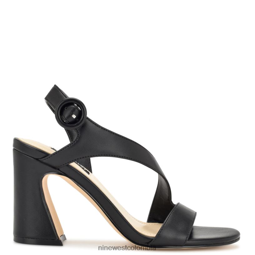 X0LV06317 negro sandalias ushila de tacón Nine West