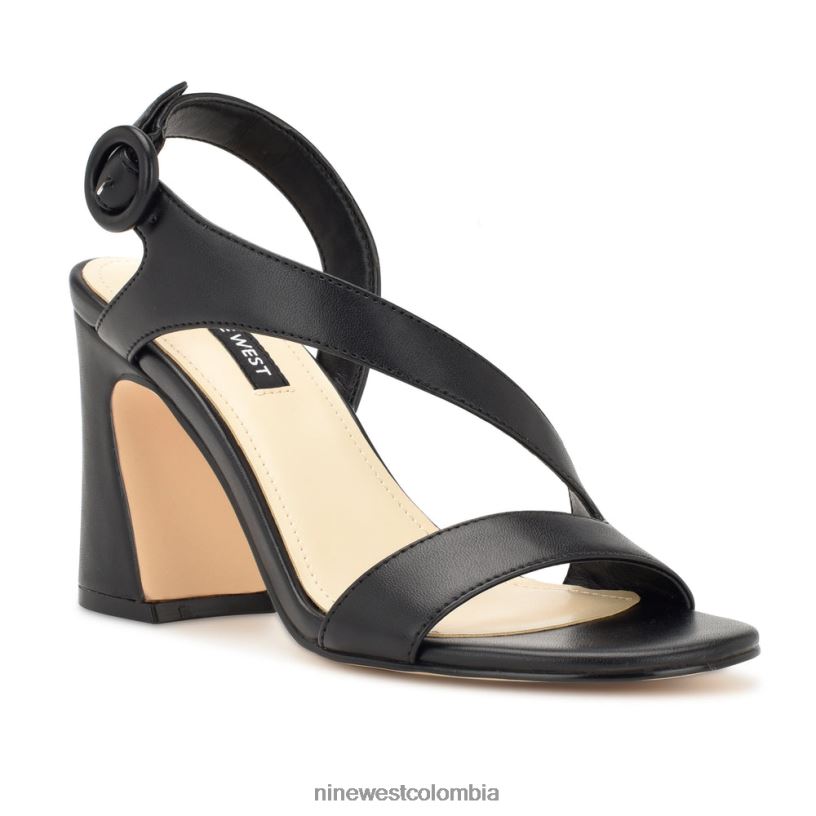 X0LV06317 negro sandalias ushila de tacón Nine West