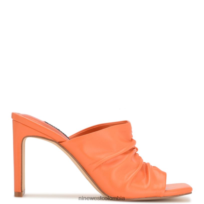 X0LV06320 naranja sandalias con tacón pera Nine West