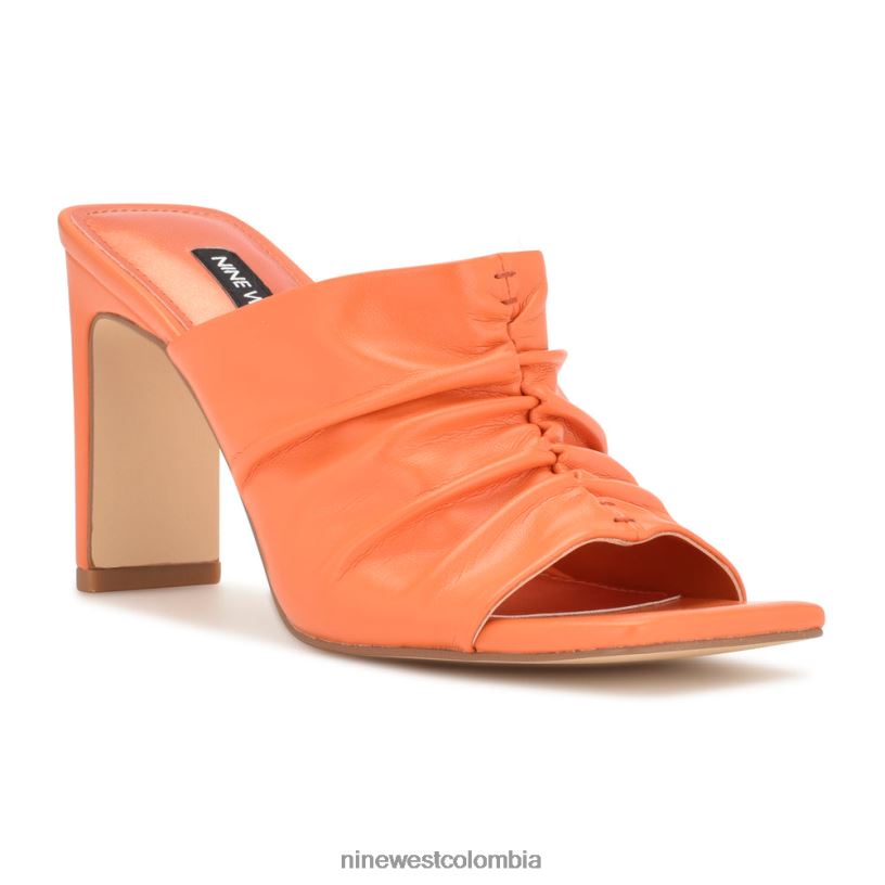 X0LV06320 naranja sandalias con tacón pera Nine West