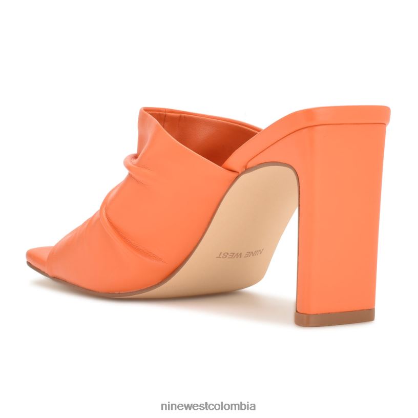 X0LV06320 naranja sandalias con tacón pera Nine West