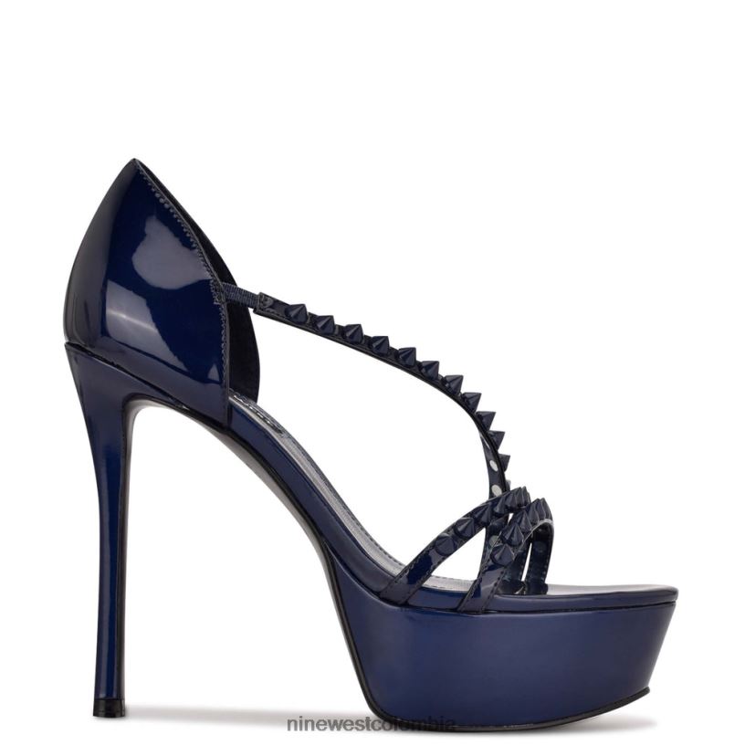 X0LV06384 azul oscuro sandalias plataforma fabla Nine West