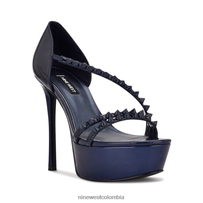 X0LV06384 azul oscuro sandalias plataforma fabla Nine West