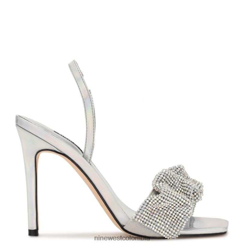 X0LV06420 plata iridiscente sandalias taray Nine West