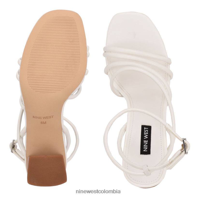 X0LV06512 blanco sandalias de tacón yeap Nine West