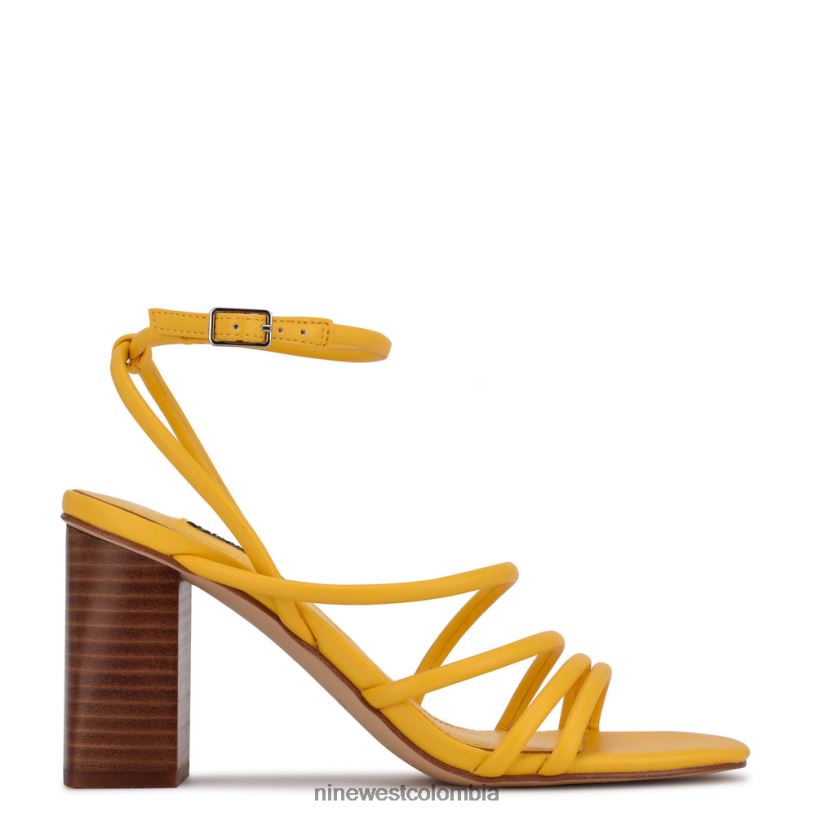 X0LV06515 amarillo sandalias de tacón yeap Nine West