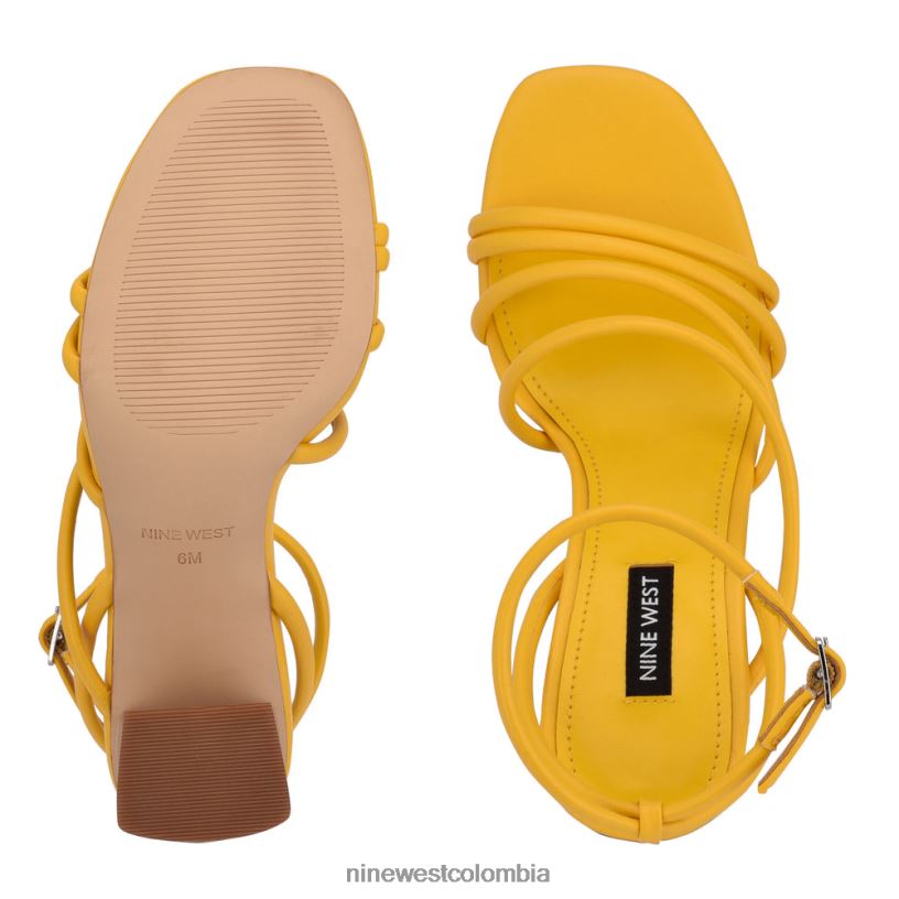 X0LV06515 amarillo sandalias de tacón yeap Nine West