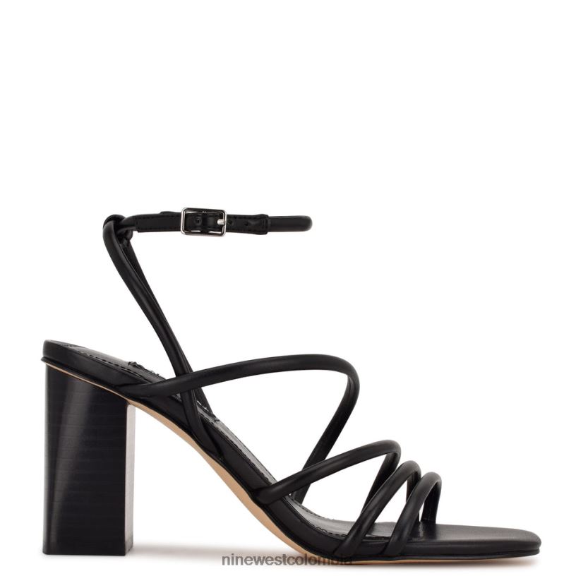 X0LV06516 negro sandalias de tacón yeap Nine West