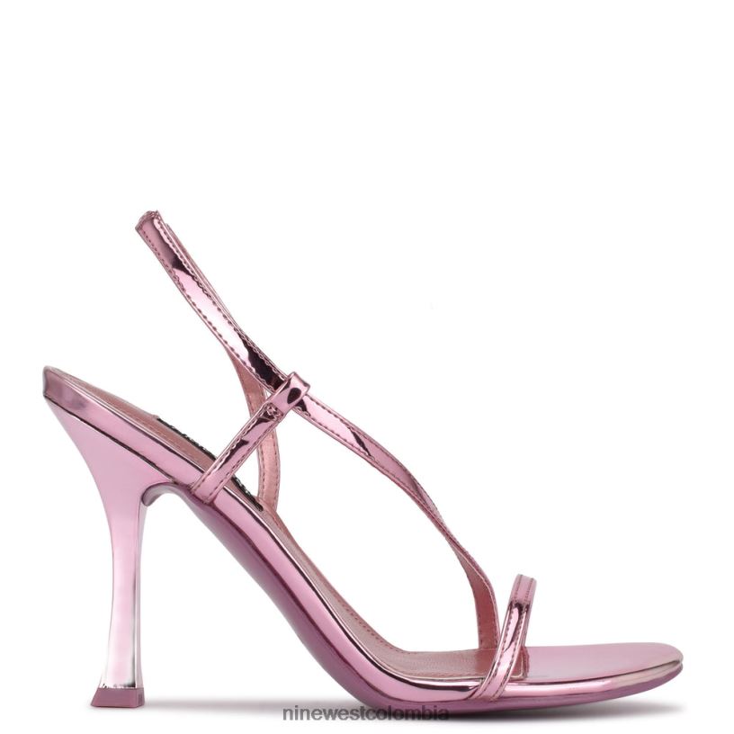 X0LV06571 rosa metalizado sandalias de vestir isaw Nine West