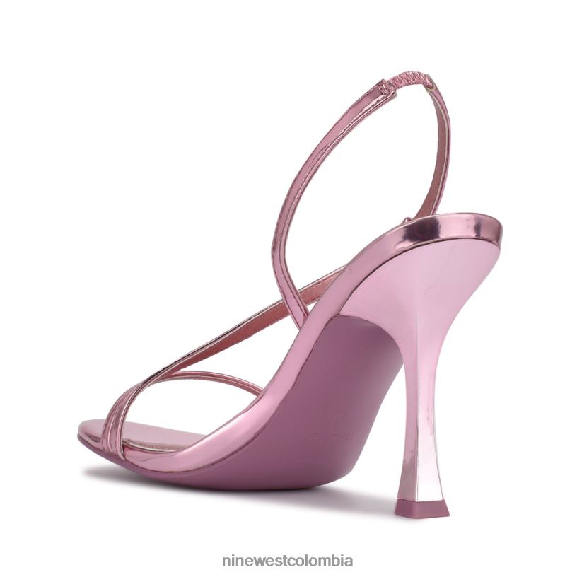 X0LV06571 rosa metalizado sandalias de vestir isaw Nine West