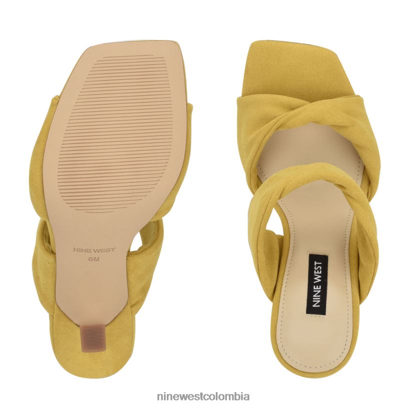 X0LV06629 amarillo sandalias de tacón seeya Nine West