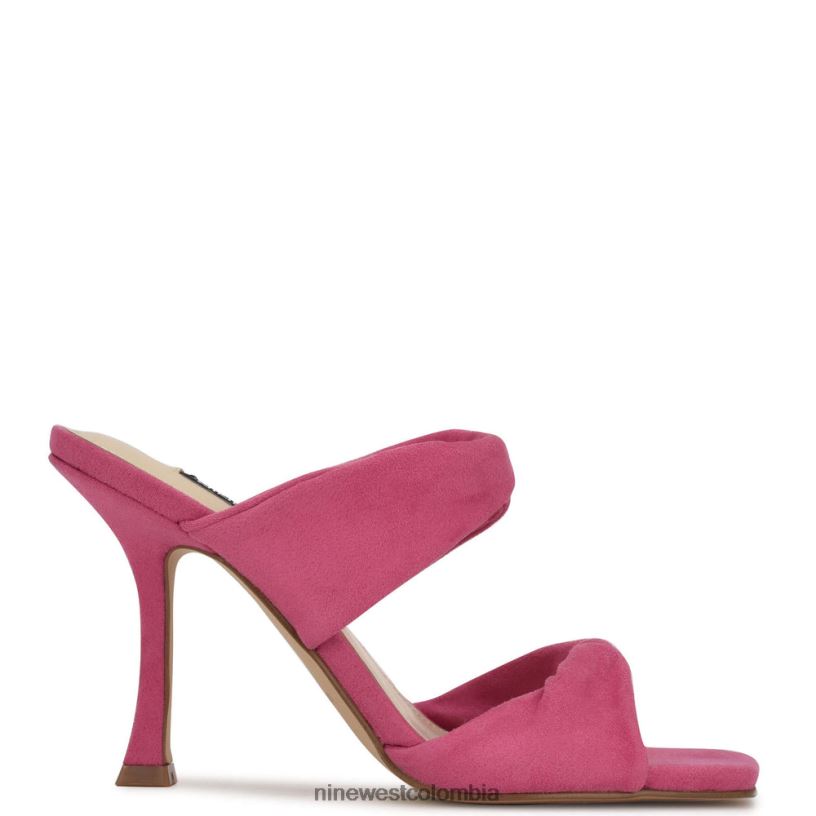 X0LV061004 Rosa impactante sandalias de tacón seeya Nine West