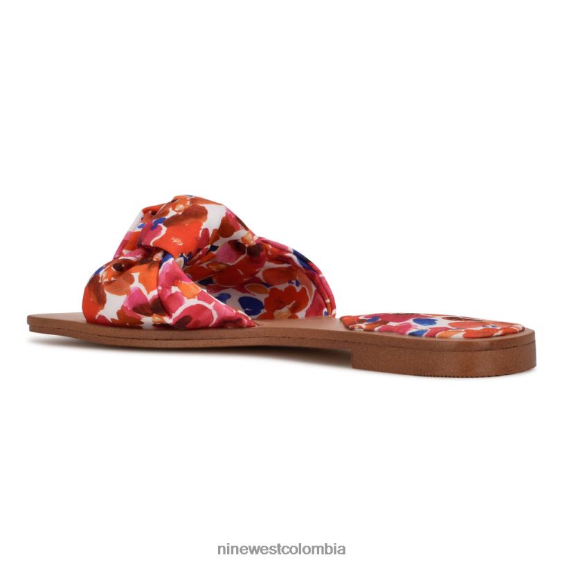 X0LV061015sandalias planas rosadas Nine West