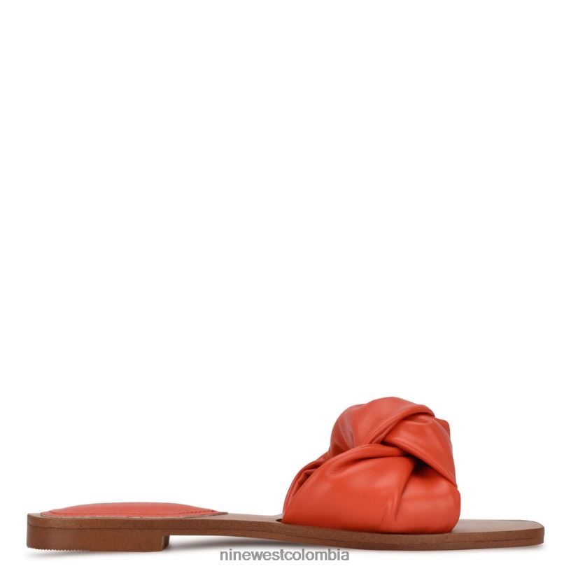 X0LV061016sandalias planas rosadas Nine West