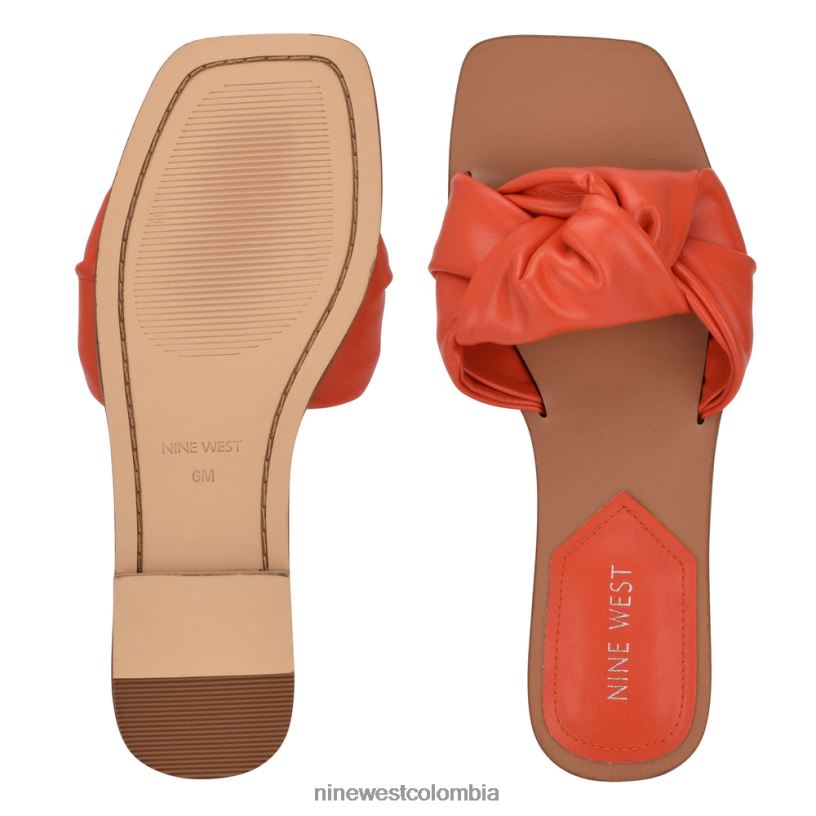 X0LV061016sandalias planas rosadas Nine West