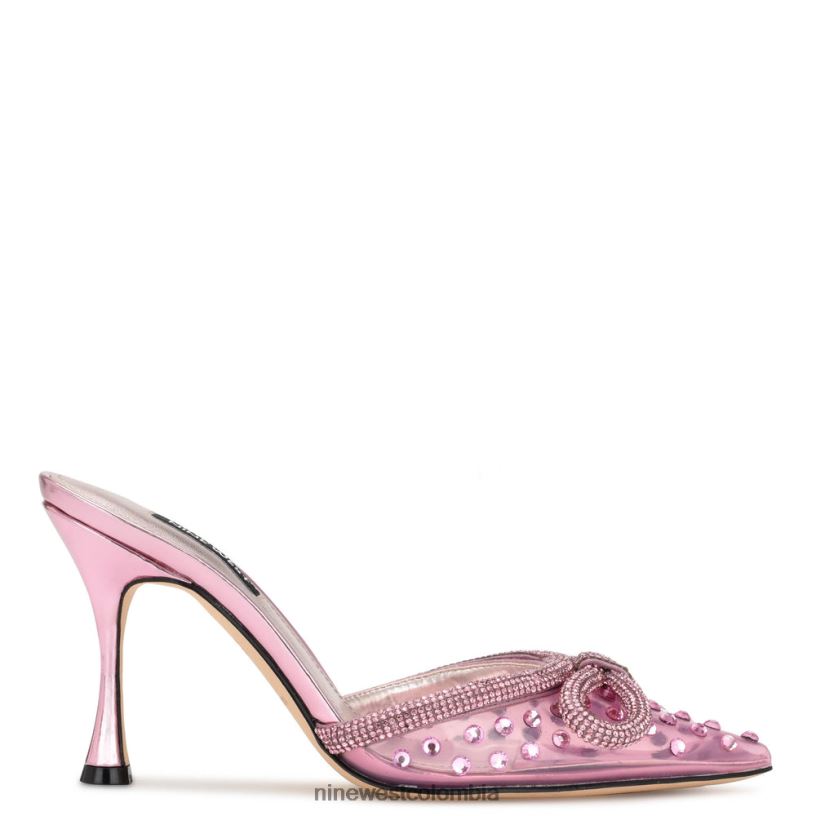 X0LV061887 cristal rosa chanclas de tacón nanita Nine West