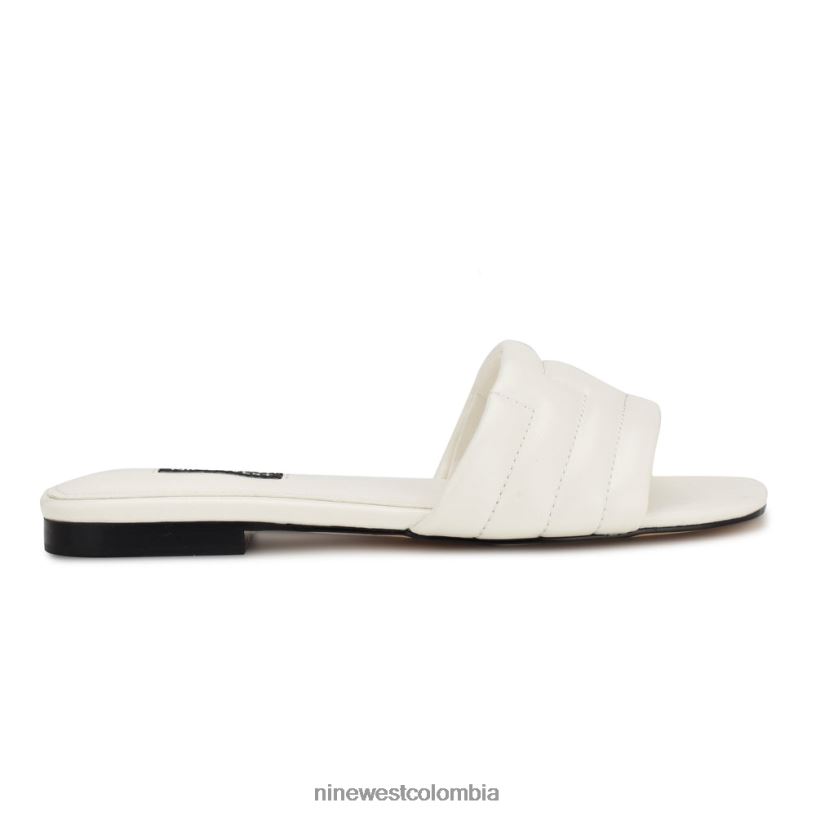 X0LV062088 blanco sandalias planas menqs Nine West