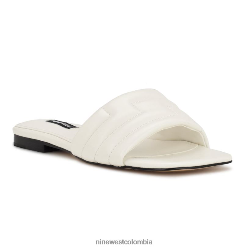 X0LV062088 blanco sandalias planas menqs Nine West