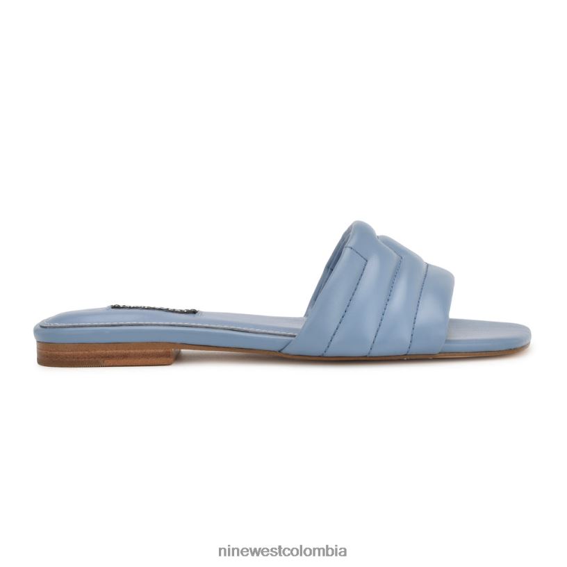 X0LV062090 azul claro sandalias planas menqs Nine West